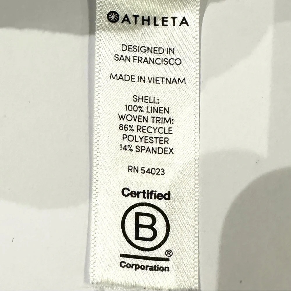 Athleta Gray Cabo Linen Jogger - Picture 7 of 9